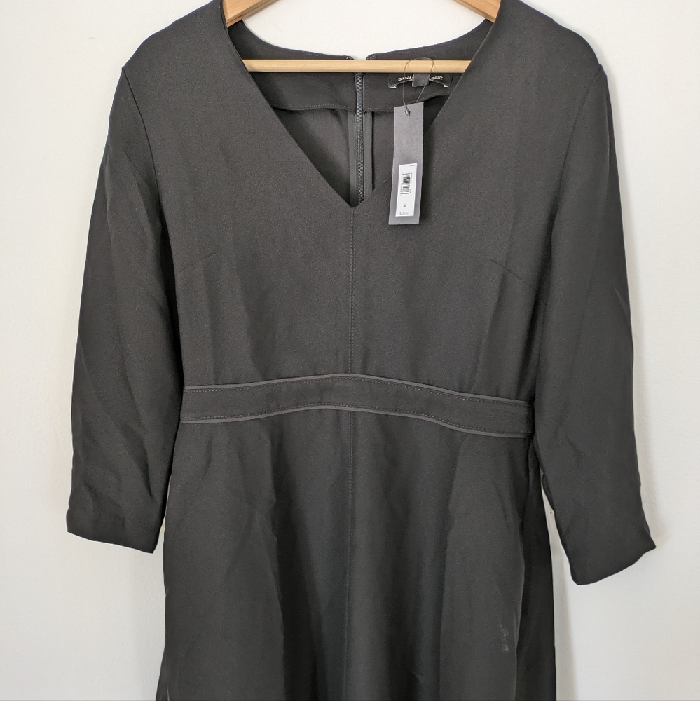 Dress-black-Polyester-size 4